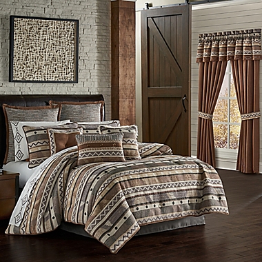 J. Queen New York&trade; Timber 4-Piece Queen Comforter Set in Linen. View a larger version of this product image.