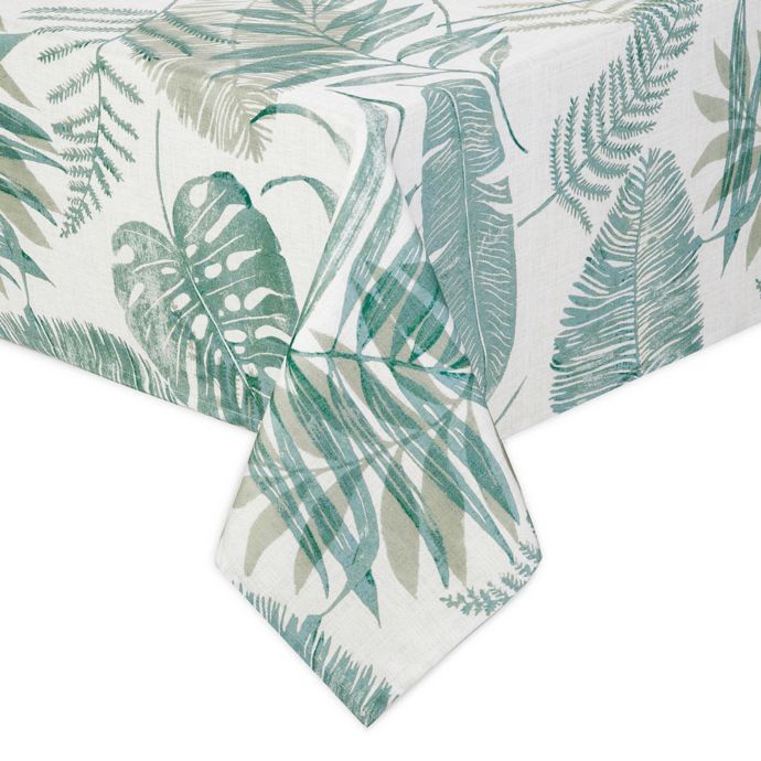 Tranquil Palm Indoor/Outdoor Tablecloth | Bed Bath & Beyond
