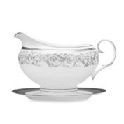 Noritake&reg; Summit Platinum Gravy Boat with Tray