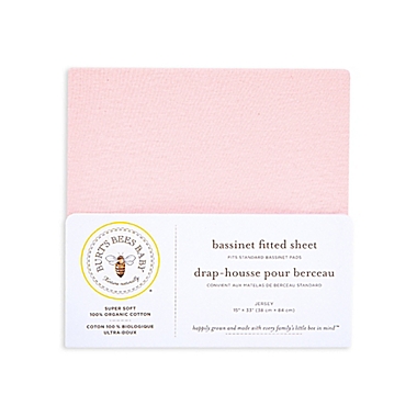 Burt&#39;s Bees Baby&reg; Organic Cotton Bassinet Sheet in Blossom. View a larger version of this product image.
