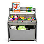 Alternate image 2 for Gray 3-in-1 Toy Storage Organizer with Toy Chest