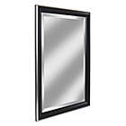 Alternate image 2 for Alpine Art & Mirror Blackened Cypress and Silver 25.5-inch x 40.5-inch Rectangular Wall Mirror