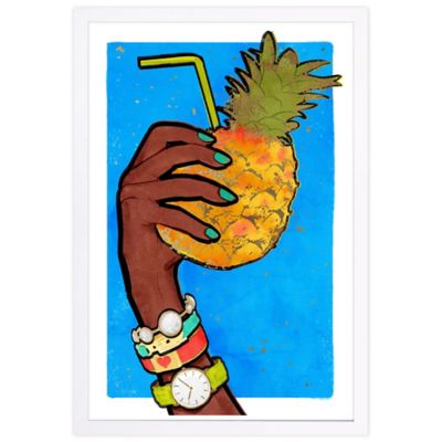 4x6 inches Multicolor Be A Pineapple Primitives by Kathy Box Sign