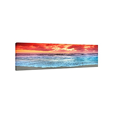 Colossal Images Sunrise Beach 12-Inch x 36-Inch CanvasWall Art. View a larger version of this product image.