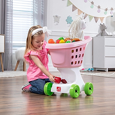 Step2&reg; Little Helper&#39;s Shopping Cart in Pink. View a larger version of this product image.
