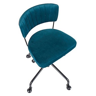 LumiSource&reg; Tania Office Chair in Teal. View a larger version of this product image.
