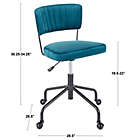 Alternate image 8 for LumiSource&reg; Tania Office Chair in Teal