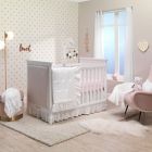 Alternate image 2 for Lambs &amp; Ivy&reg; Signature Separates Cotton Crib Skirt in White
