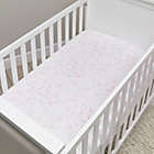 Alternate image 2 for Lambs &amp; Ivy&reg; Signature Separates Marble Fitted Crib Sheet in Pink