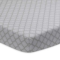Lambs & Ivy® Signature Separates Diamond Medallion Fitted Crib Sheet in Taupe