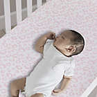 Alternate image 1 for Lambs &amp; Ivy&reg; Signature Separates Leopard Fitted Crib Sheet in Pink
