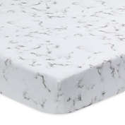 Lambs &amp; Ivy&reg; Signature Separates Marble Fitted Crib Sheet in Grey