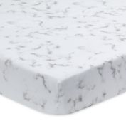 Lambs &amp; Ivy&reg; Signature Separates Marble Fitted Crib Sheet in Grey