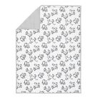 Alternate image 4 for Disney&reg; The Lion King Sketch Receiving Blanket in White/Grey