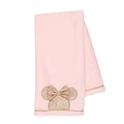Disney&reg; Minnie Mouse Lux Applique Receiving Blanket in Pink