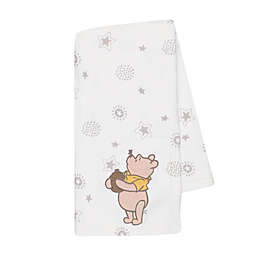 Disney® Winnie the Pooh Lux Applique Receiving Blanket in Beige