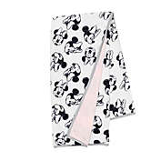 Disney&reg; Minnie Mouse Sketch Receiving Blanket in White/Pink