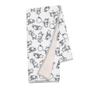 Disney&reg; Winnie the Pooh Sketch Receiving Blanket in White/Beige