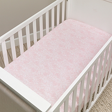 Lambs &amp; Ivy&reg; Signature Separates Abstract Floral Fitted Crib Sheet in Pink. View a larger version of this product image.