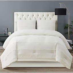 Christian Siriano NY® Kristen 3-Piece Full/Queen Comforter Set in White