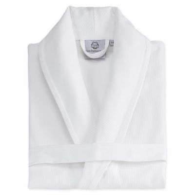 Ozan Premium Home&reg; Delux Pique Large/X-Large Bathrobe in White