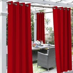 Red Outdoor Curtains Bed Bath Beyond