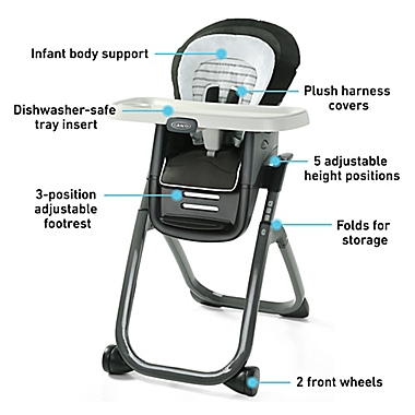 Graco&reg; DuoDiner&reg; DLX 6-in-1 High Chair in Hamilton. View a larger version of this product image.