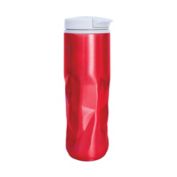 Oggi&trade; Crush 14 oz. Stainless Steel Travel Mug in Red