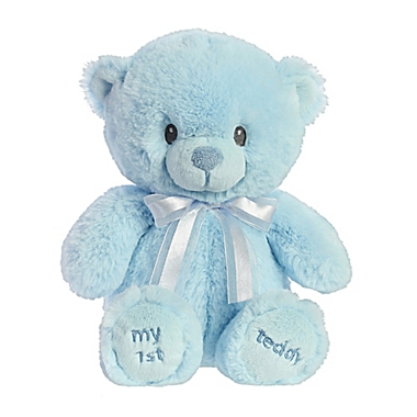Aurora World&reg; My 1st Teddy Bear 18-Inch Plush Toy in Blue. View a larger version of this product image.