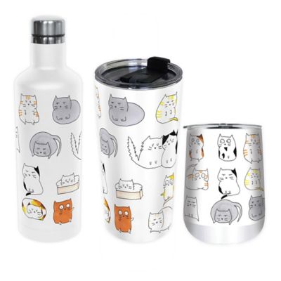 Indigo Falls&reg; Cats Moodi Drinkware Collection