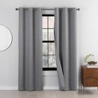 Alternate image 0 for Eclipse Mooreland Grommet 100% Blackout Windor Window Curtain Panels in Charcoal (Set of 2)
