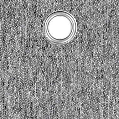 Eclipse Mooreland 84-Inch Grommet 100% Blackout Windor Curtain Panels in Charcoal (Set of 2). View a larger version of this product image.