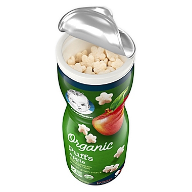 Gerber Graduates Puffs 1.48 oz. Organic Apple Canister. View a larger version of this product image.