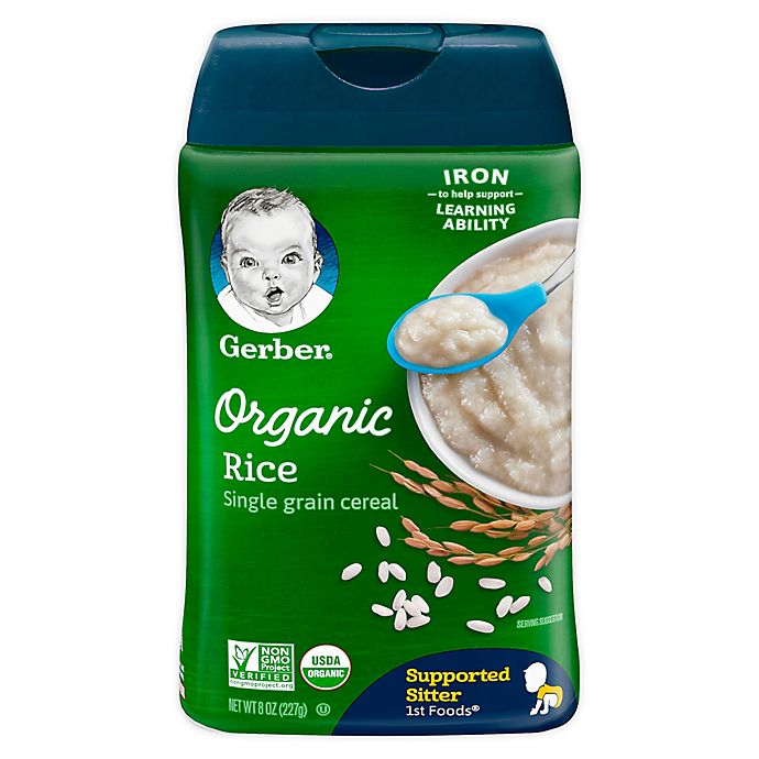 Gerber® 8 oz. Organic Rice Cereal | buybuy BABY