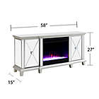 Alternate image 6 for Southern Enterprises Toppington Color Changing Fireplace in Silver