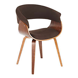 LumiSource® Vintage Mod Dining Chair in Walnut/Espresso
