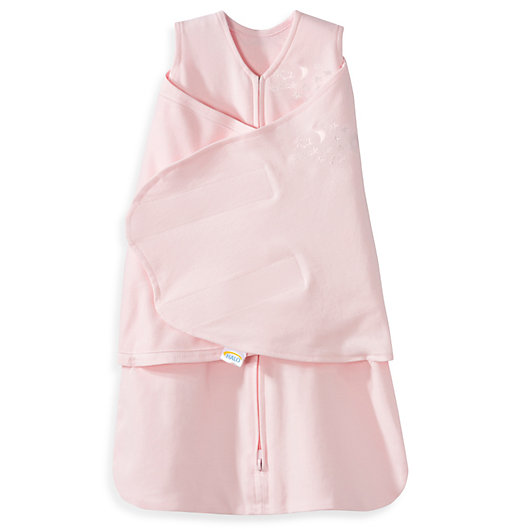 Alternate image 1 for HALO® SleepSack® Newborn Multi-Way Cotton Swaddle in Pink