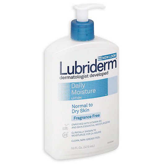 Alternate image 1 for Lubriderm® 16 oz. Fragrance-Free Moisturizing Lotion
