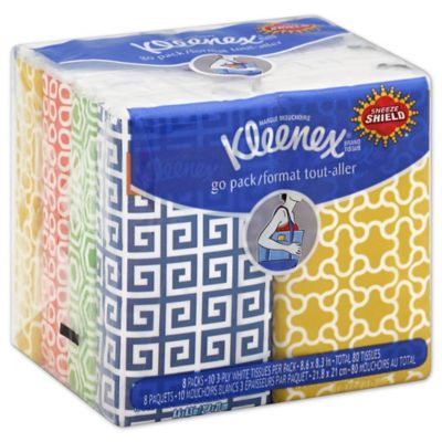 Kleenex&reg; Pocket Pack Tissues (8 Pack)