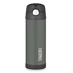 Thermos® 16 oz. Stainless Steel Spout Bottle in Charcoal Grey