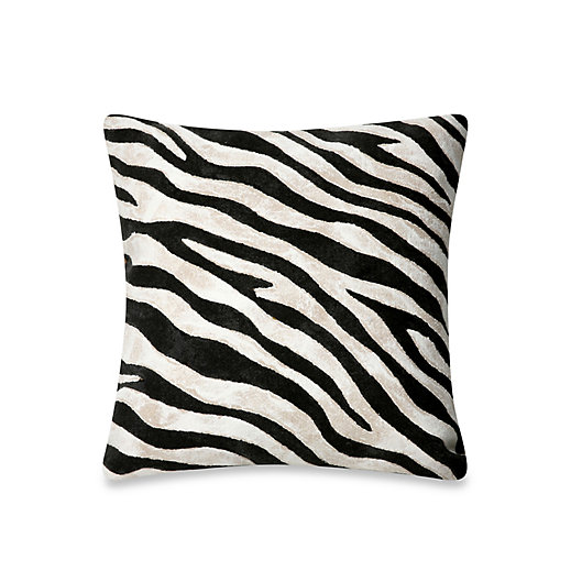 Alternate image 1 for Liora Manne Outdoor Throw Pillow Collection in Zebra