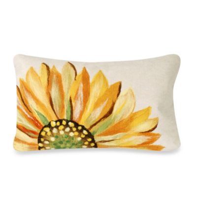 sunflower yellow throw pillows