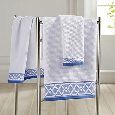 Geometric Stripe Hand Towel. View a larger version of this product image.