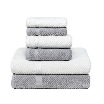 light grey towel set