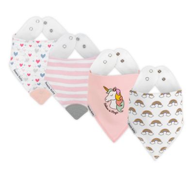 baby girl teething bibs