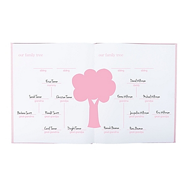 Pearhead&reg; Baby Memory Book and Clean-Touch Ink Pad in Pink. View a larger version of this product image.
