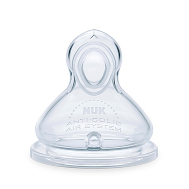 NUK&reg; Smooth Flow&trade; 3-Pack10 oz Anti-Colic Bottle in Elephant. View a larger version of this product image.