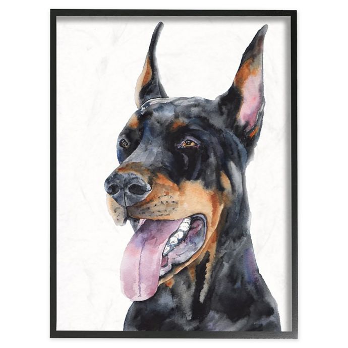 Doberman Framed Wall Art Bed Bath Beyond