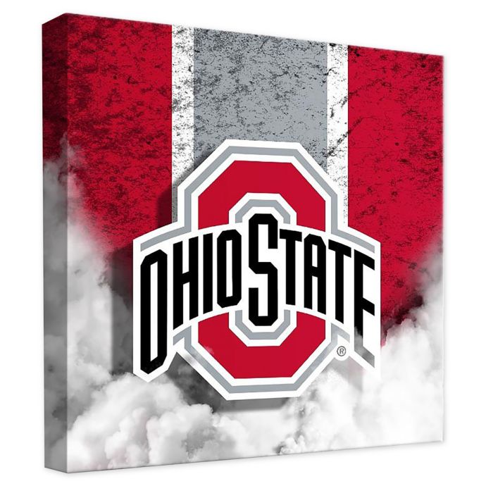 Ohio State University 1 Vintage Canvas Wall Art Bed Bath