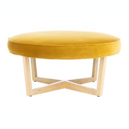Featured image of post Yellow Gold Ottoman - A huge selection of ottomans and poufs for your living room!